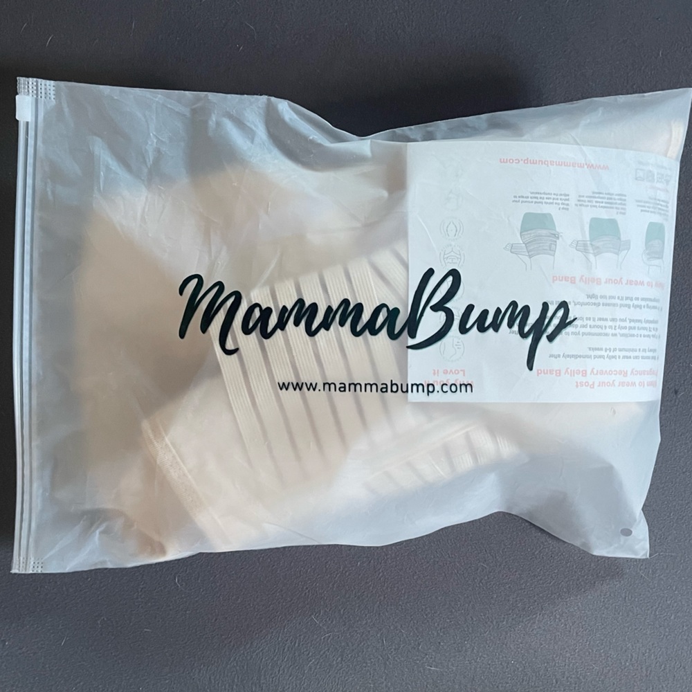 MammaBump Postpartum Belly Band (Tan, Large)